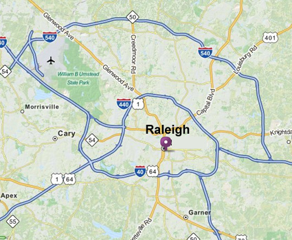raleigh dwi lawyer map
